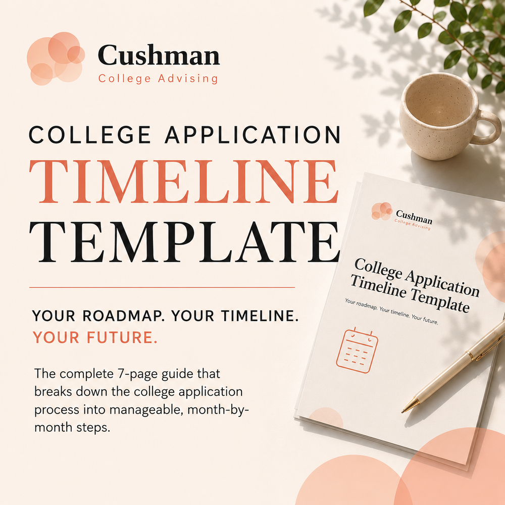 College Application Timeline Template | Junior & Senior Year Roadmap